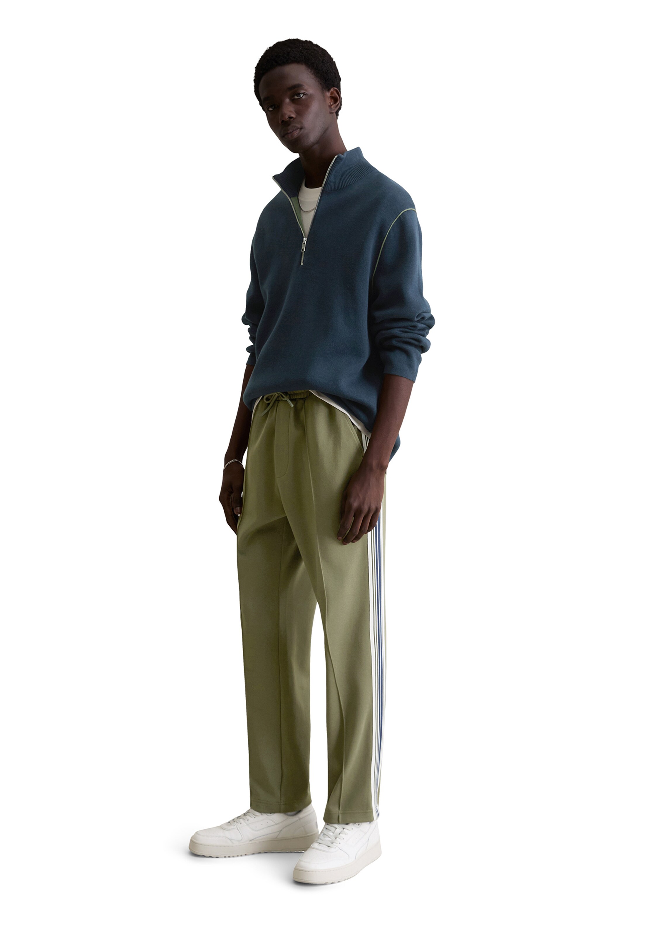 Marc O'Polo DENIM Loosefit Broek in Groen