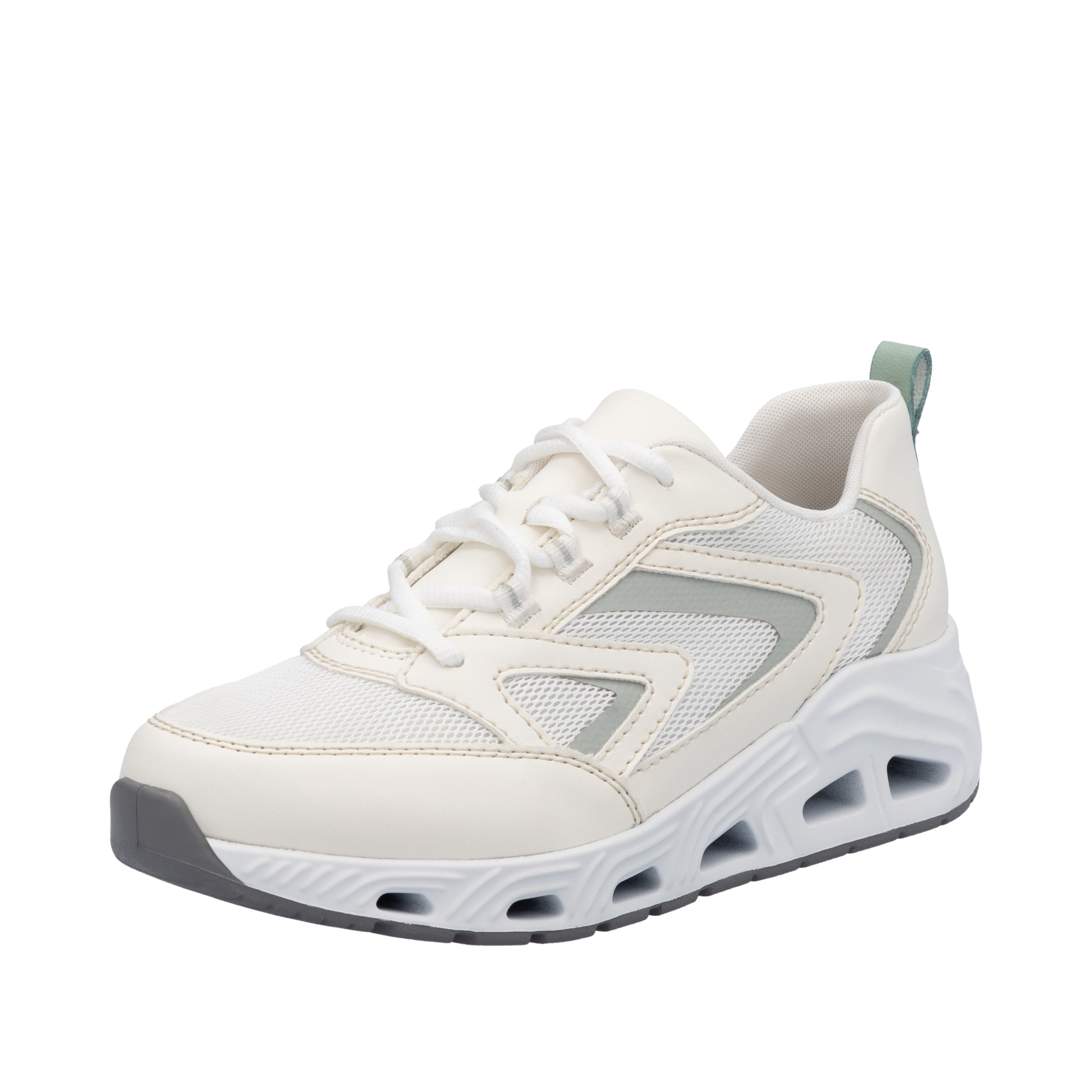 Rieker Sport Sneakers in White: front