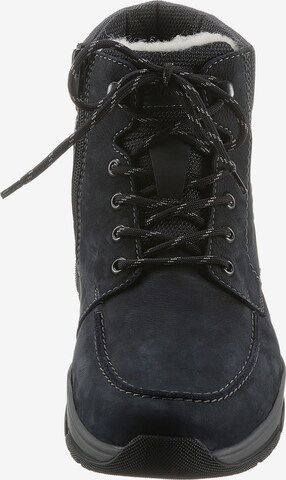 Rieker Lace-Up Boots in Blue