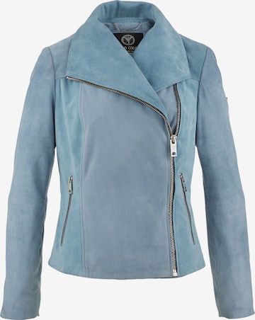 Carlo Colucci Between-Season Jacket ' Dal Bella ' in Blue: front