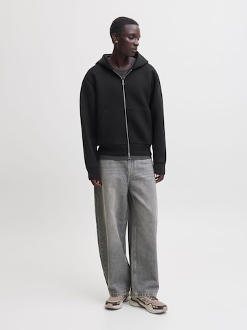 JACK & JONES Sweatvest 'legacy' in Zwart