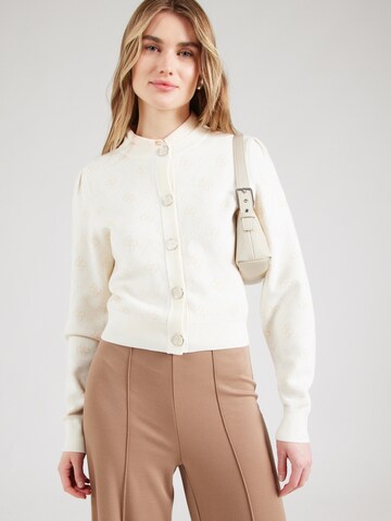 GUESS Strickjacke 'Sarah' in Beige: Vorderseite