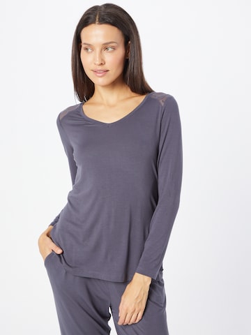 JOOP! Pajama Shirt in Grey: front