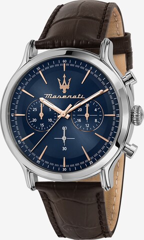 Maserati Analog Watch 'Epoca' in Brown: front
