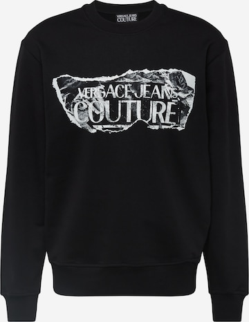 Versace Jeans Couture Sweatshirt in Black: front