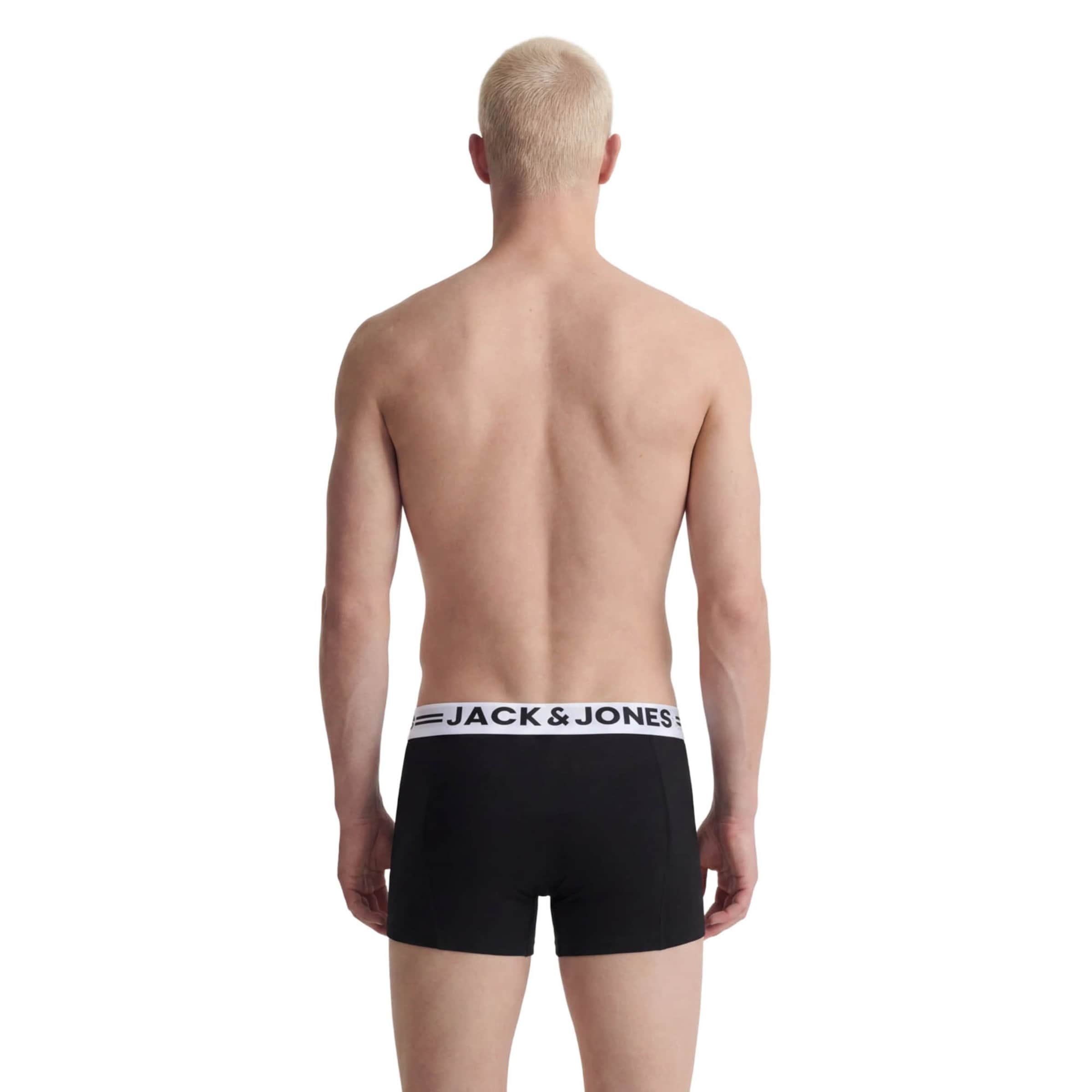 JACK & JONES Μποξεράκι 'JACSENSE' σε μαύρο