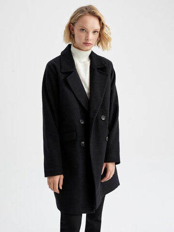 DeFacto Winter Coat in Black: front