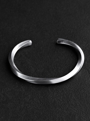 REYTEL Armband 'MOVEMENT' in Silber: Vorderseite