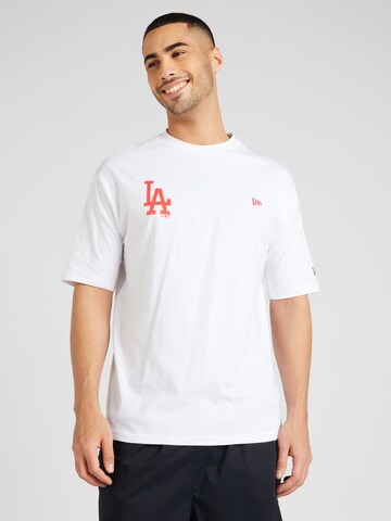 T-Shirt NEW ERA en blanc : devant