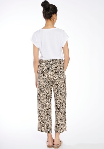 Wide leg Pantaloni con pieghe 'Ci44ra' di Hailys in beige