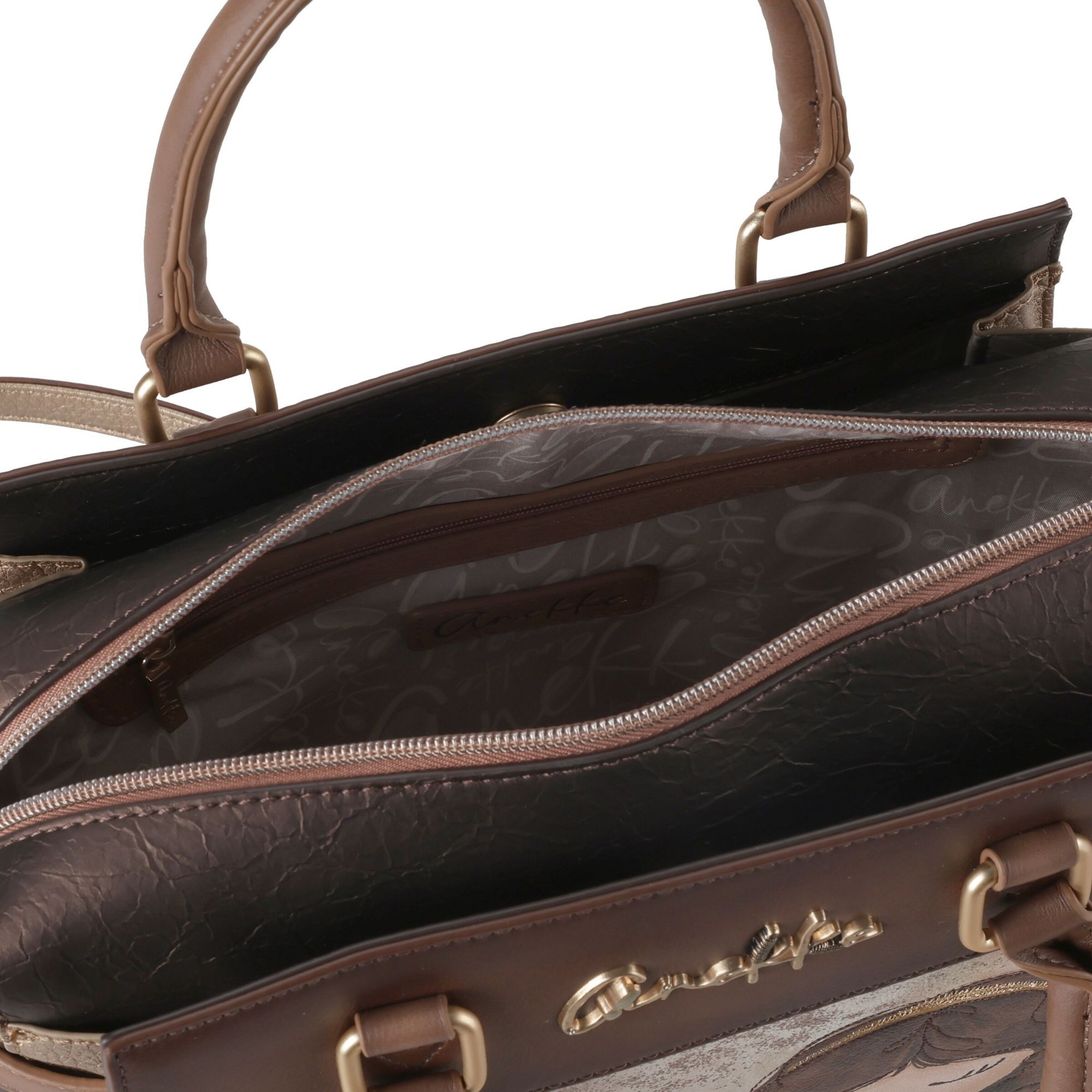 Anekke Schultertasche 'Muse' in Beige