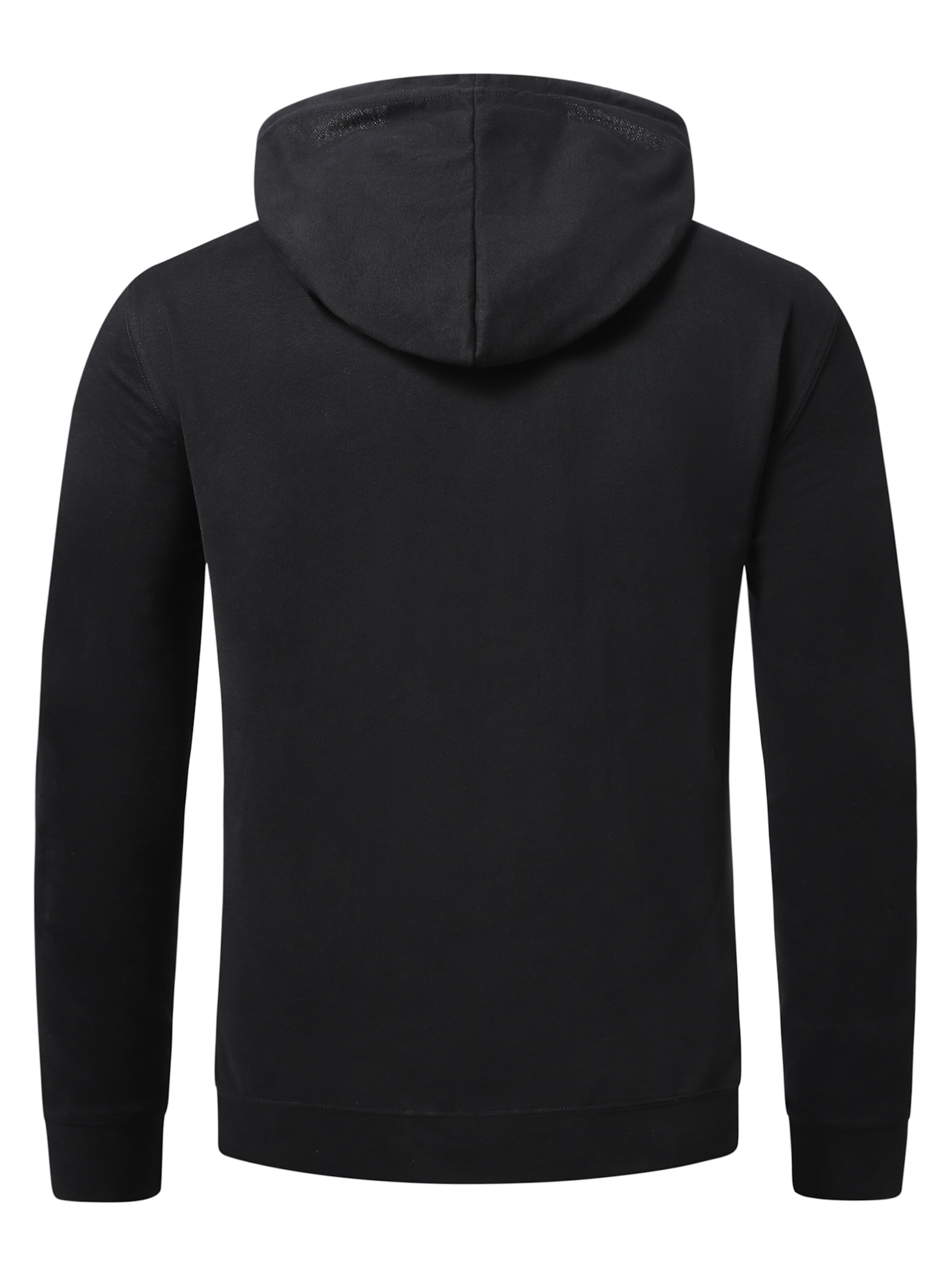 YOUTHUP Athletic Sweatshirt in Black