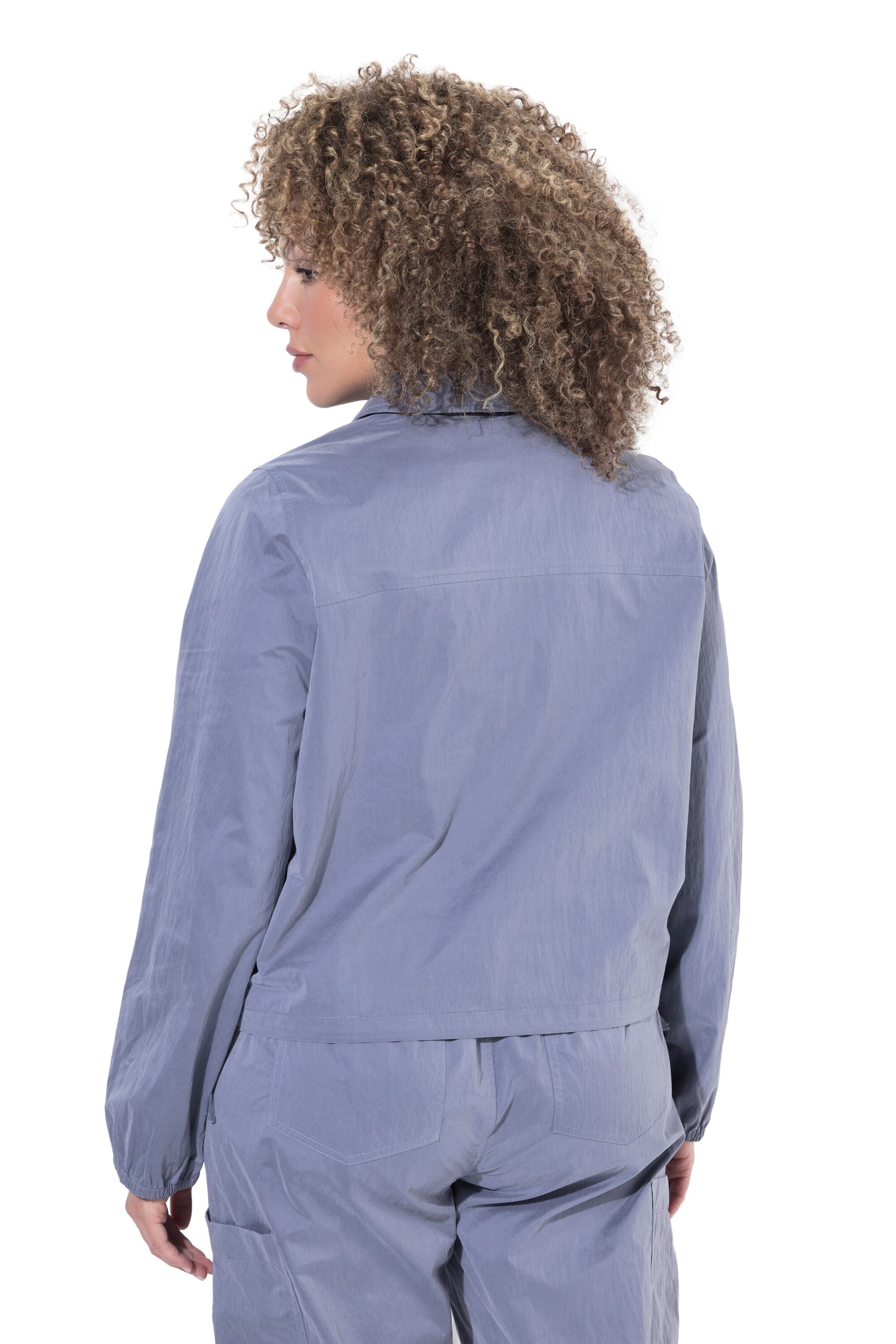 Ulla Popken Between-season jacket in Grey