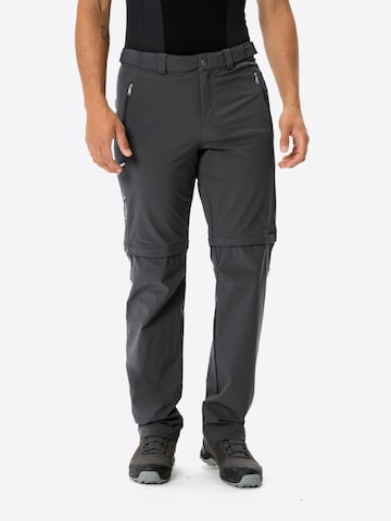 VAUDE Regular Outdoor Pants 'FARLEY' in Black: front