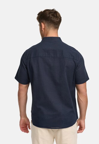 INDICODE JEANS Comfort fit Overhemd 'Ceppo' in Blauw