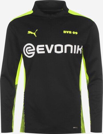 PUMA Sportsweatshirt 'Borussia Dortmund' in Schwarz: predná strana