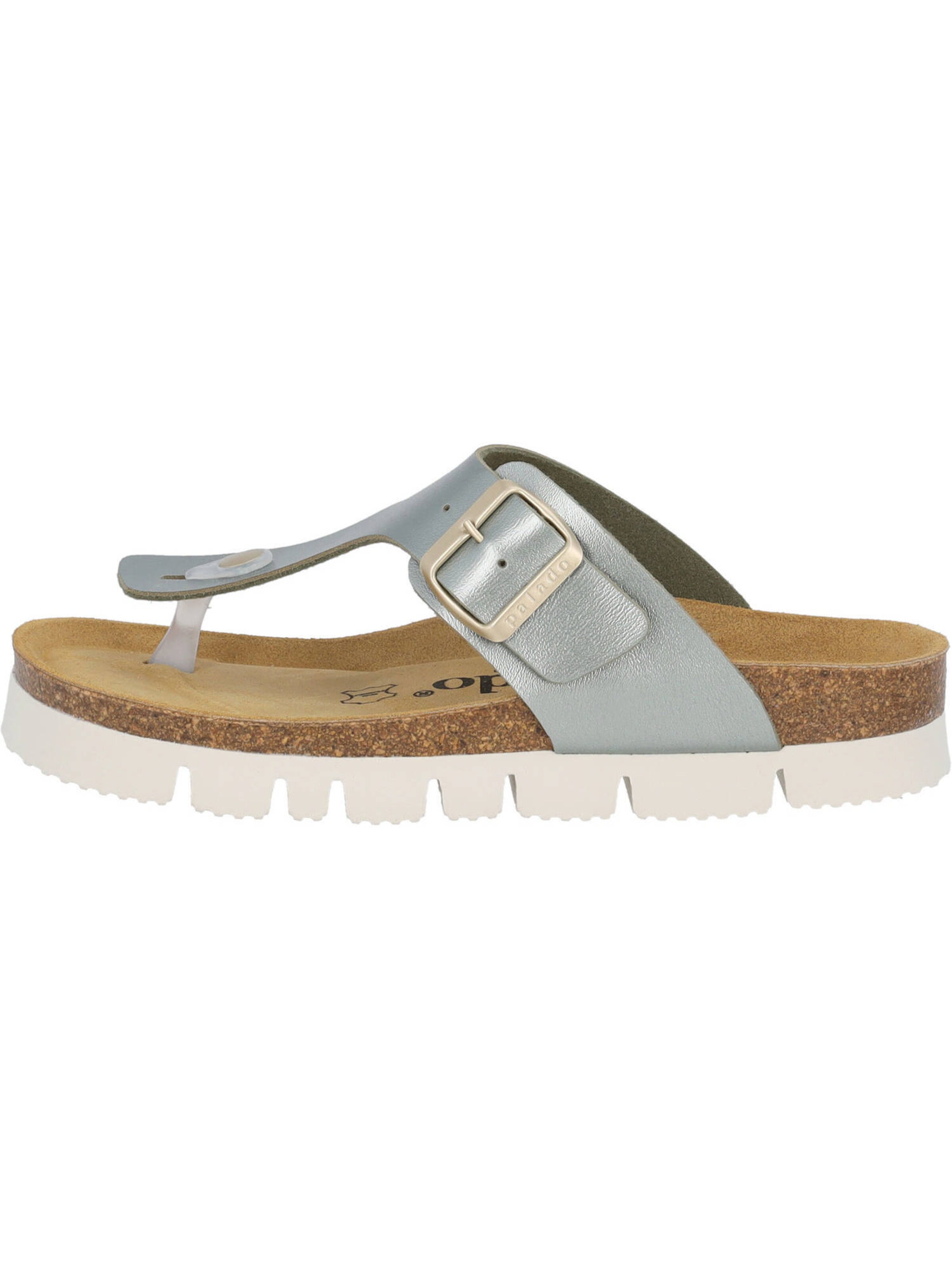 Palado Teenslipper 'Kos ' in Groen: voorkant