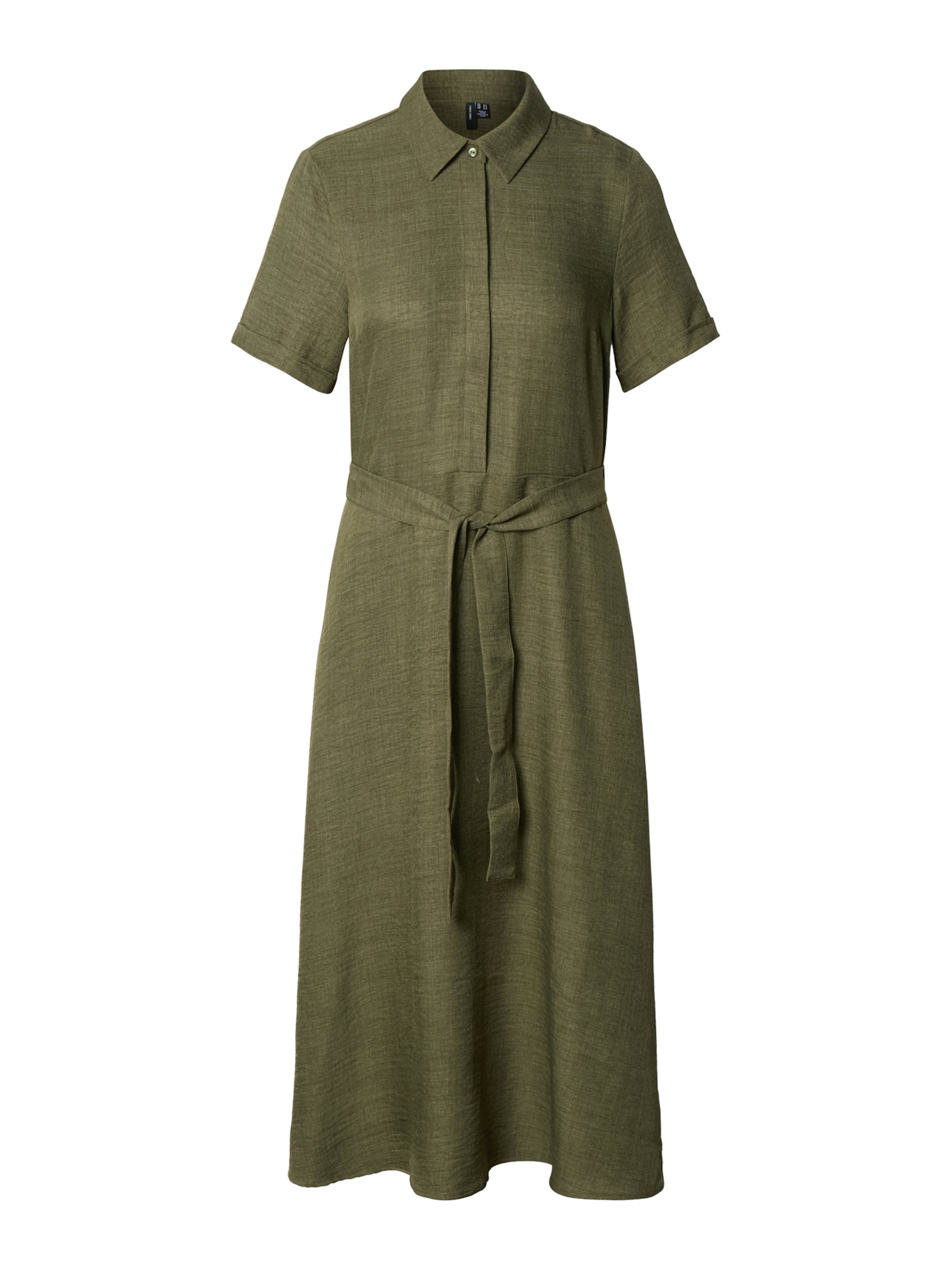 Vero Moda Tall - Vestido camisero 'VMJAMMA' en verde: frente