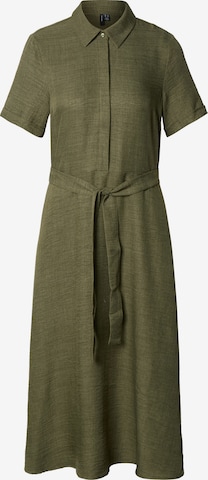 Vero Moda TallKošulja haljina 'VMJAMMA' - zelena boja: prednji dio