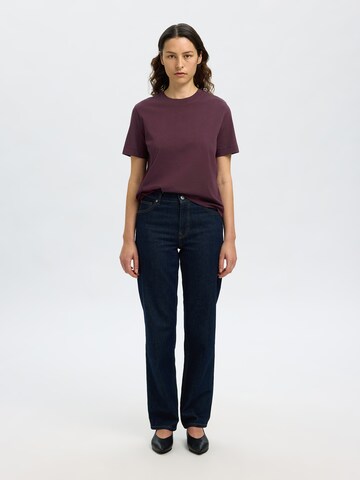 SELECTED Shirt 'SLFESSENTIAL' in Purple