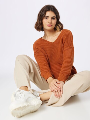 ABOUT YOU Sweater 'Liliana' in Brown