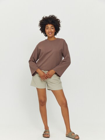 mazine Sweatshirt ' Lasara Sweater ' in Brown