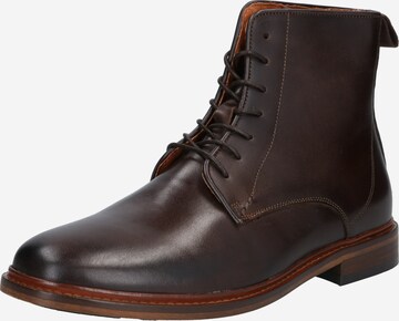 Shoe The Bear Lace-Up Boots in Brown: front