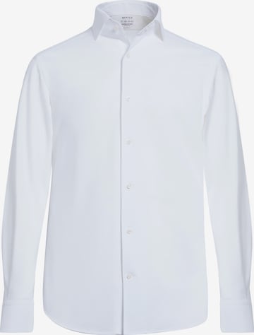 Boggi Milano Button Up Shirt in White: front