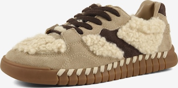 Sneaker bassa di COLORS OF CALIFORNIA in beige: frontale