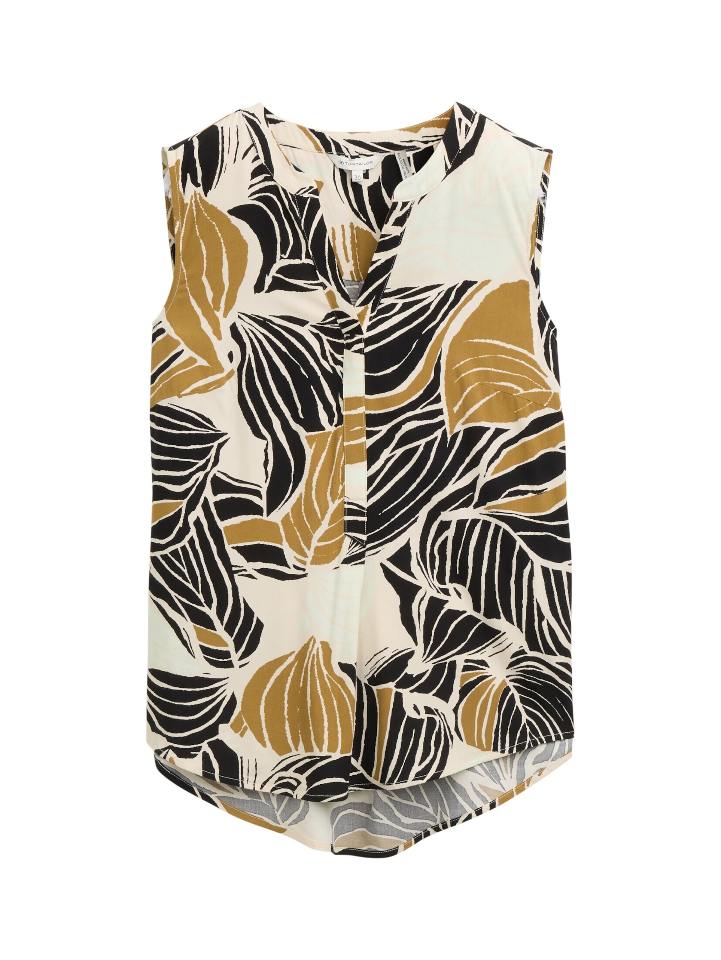 TOM TAILOR Blouse in Beige: front