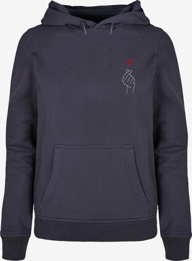 Merchcode Sweatshirt in navy / rot / weiß, Produktansicht