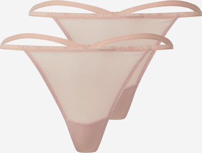 Tanga Calvin Klein Underwear pe bej / șampanie, Vizualizare produs