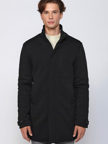 KOROSHI Between-Seasons Coat in Black