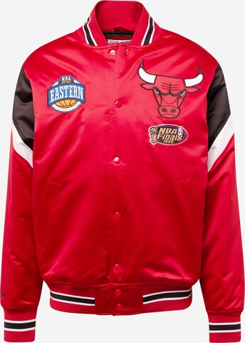 Mitchell & Ness Tussenjas 'NBA' in Rood: voorkant