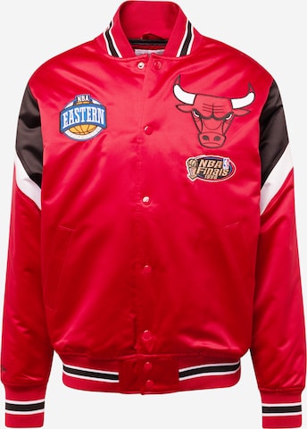 Veste mi-saison 'NBA' Mitchell & Ness en rouge : devant