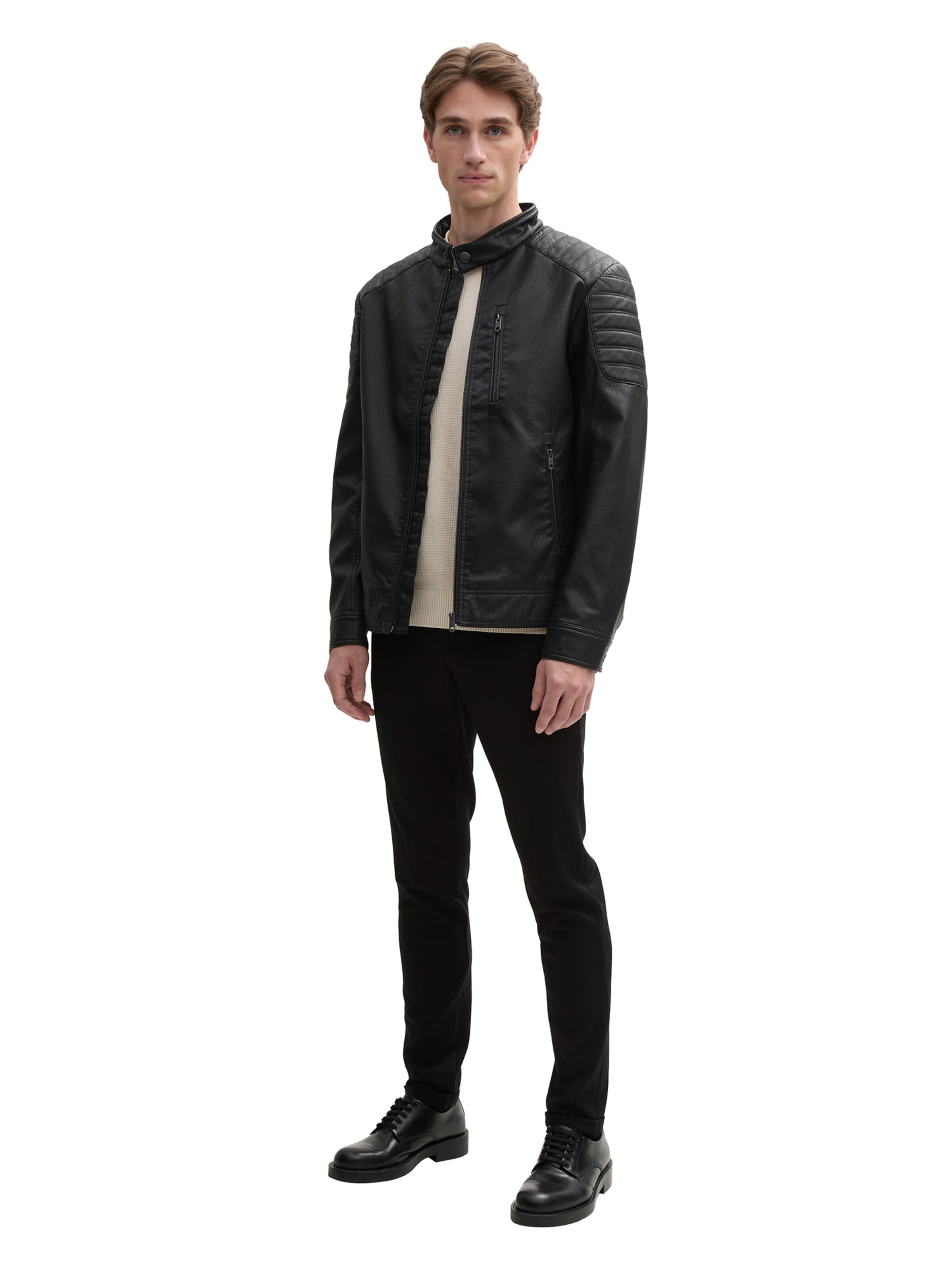 TOM TAILOR Jacke in Schwarz