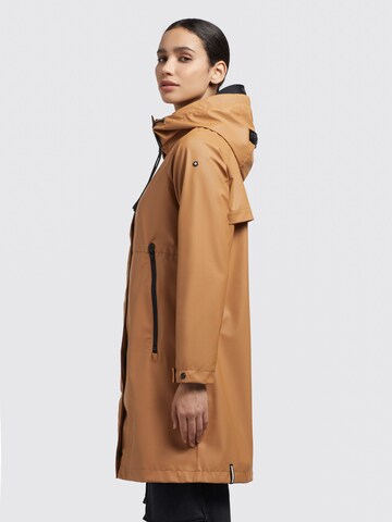 khujo Toiminnallinen pitkä takki 'Wied2' värissä ruskea