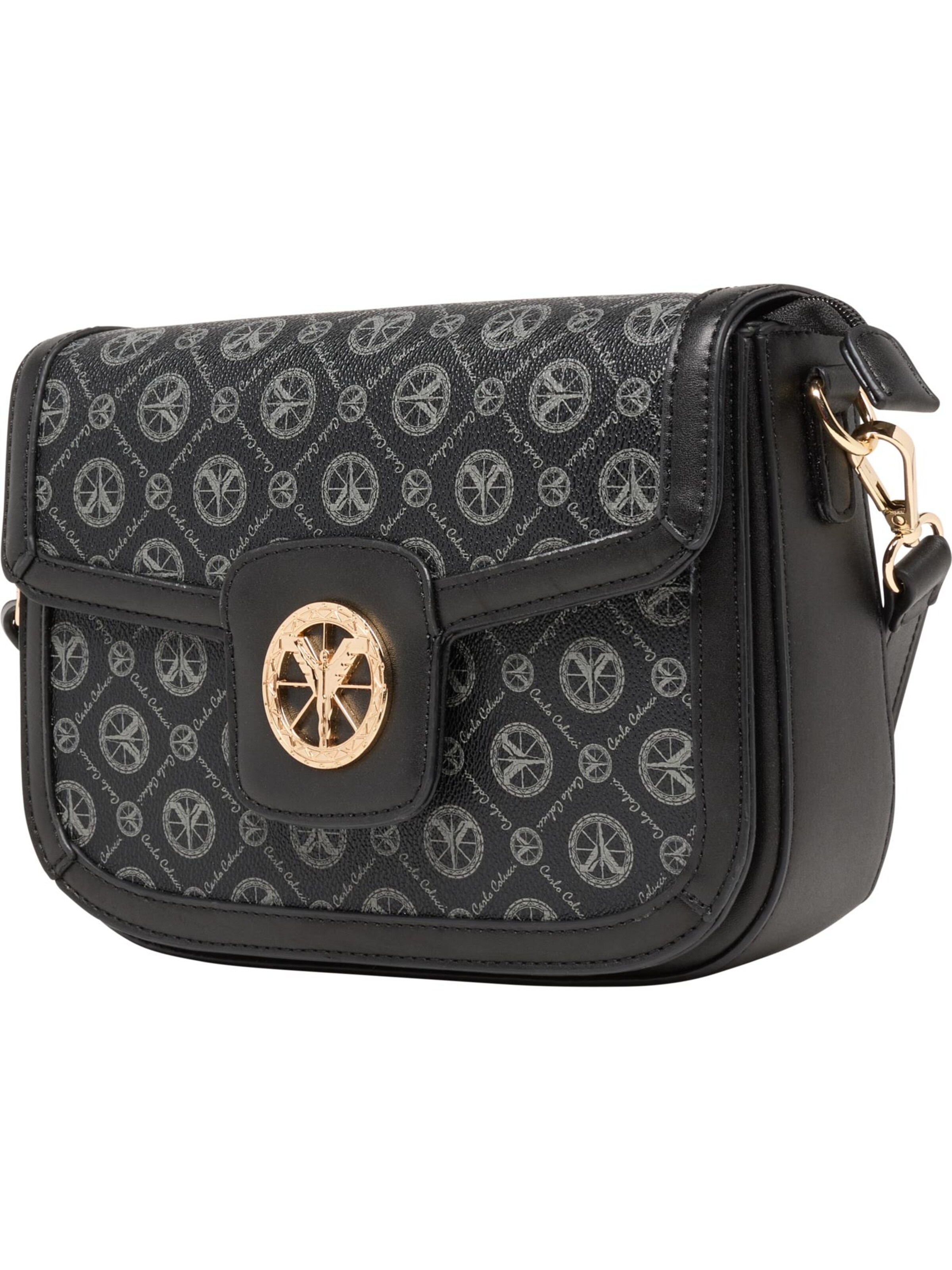 Carlo Colucci Tasche 'Del Giudice' in Schwarz