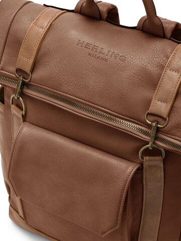 Herling Rucksack 'Quinlan' in Braun