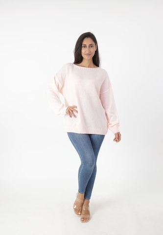 Pullover di Elara in rosa: frontale
