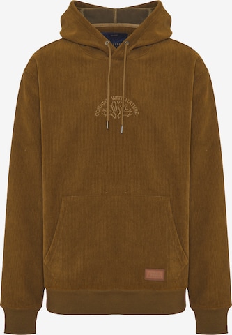 Funky Buddha Collegepaita värissä ruskea: etupuoli