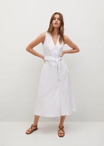 MANGO Dress in White: front