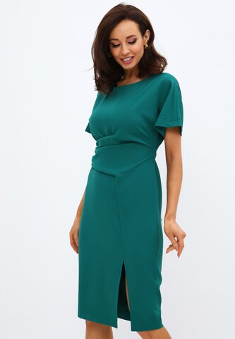 Awesome Apparel Dress in Green: front