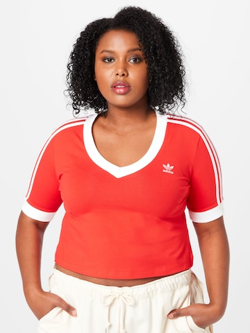 ADIDAS ORIGINALS Shirt in Red: front