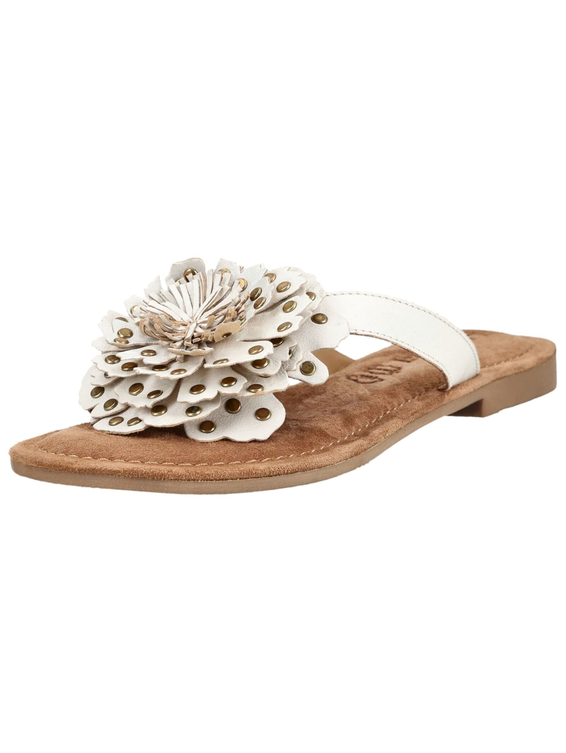 Infradito di LAZAMANI in bianco: frontale