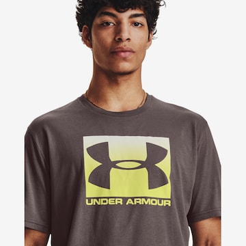 UNDER ARMOUR Performance Shirt 'Boxed' in Brown