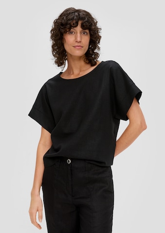 s.Oliver - Camiseta en negro: frente