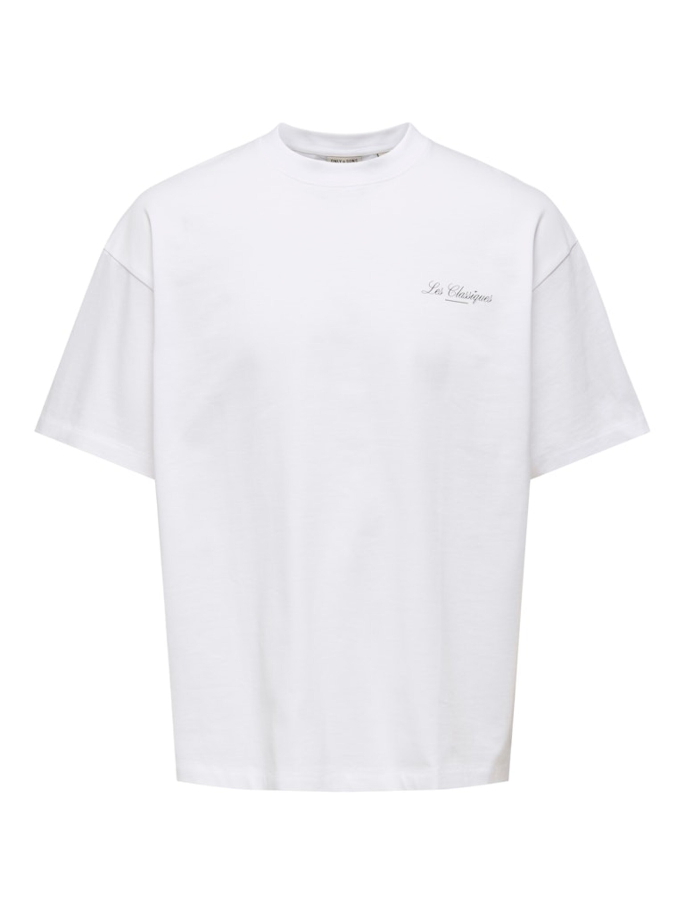 Only & Sons Camiseta 'ONSLES CLASSIQUES' en negro / blanco, Vista del producto