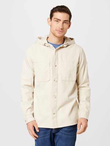 TOM TAILOR Between-Season Jacket in Beige: front