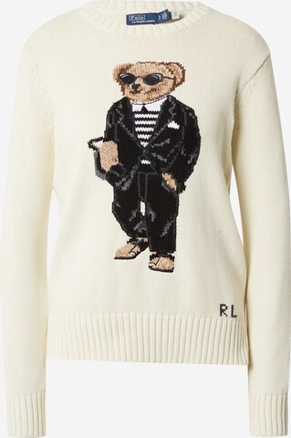 smėlio Polo Ralph Lauren Megztinis 'CALI': priekis